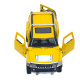 Машина метал Hummer H3 Хамер жовта 1:32 світло звук 14*6*6 см (68321)