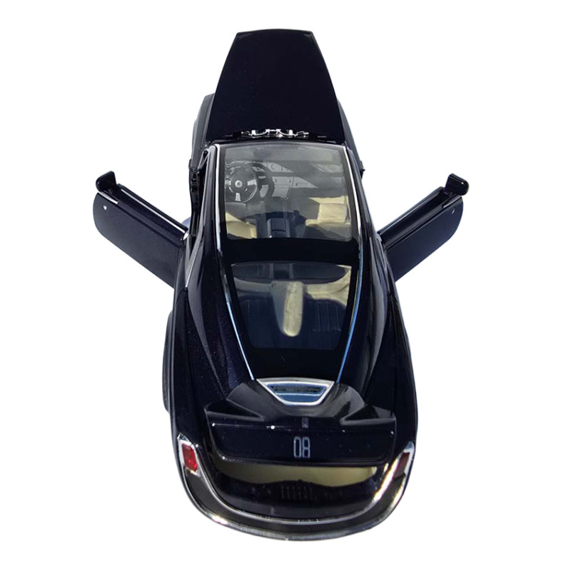 Машинка метал Rolls-Royce Sweptail синя 1:24 звук світло інерція відкр двері баг капот 20*7*5,5 см (RS-87412)