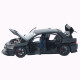 Машинка метал Mitsubishi Lancer Evolution IX чорна 1:32 світло звук інерція відч двері баг капот 15*5,5*4,5см (TK-20651)