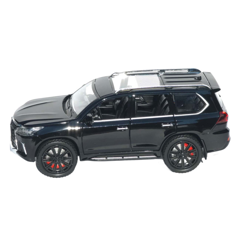 Машинка метал Lexus LX 570 АвтоСвіт чорна 1:22 звук світло інерція 21*9*8 см (AP-1982)