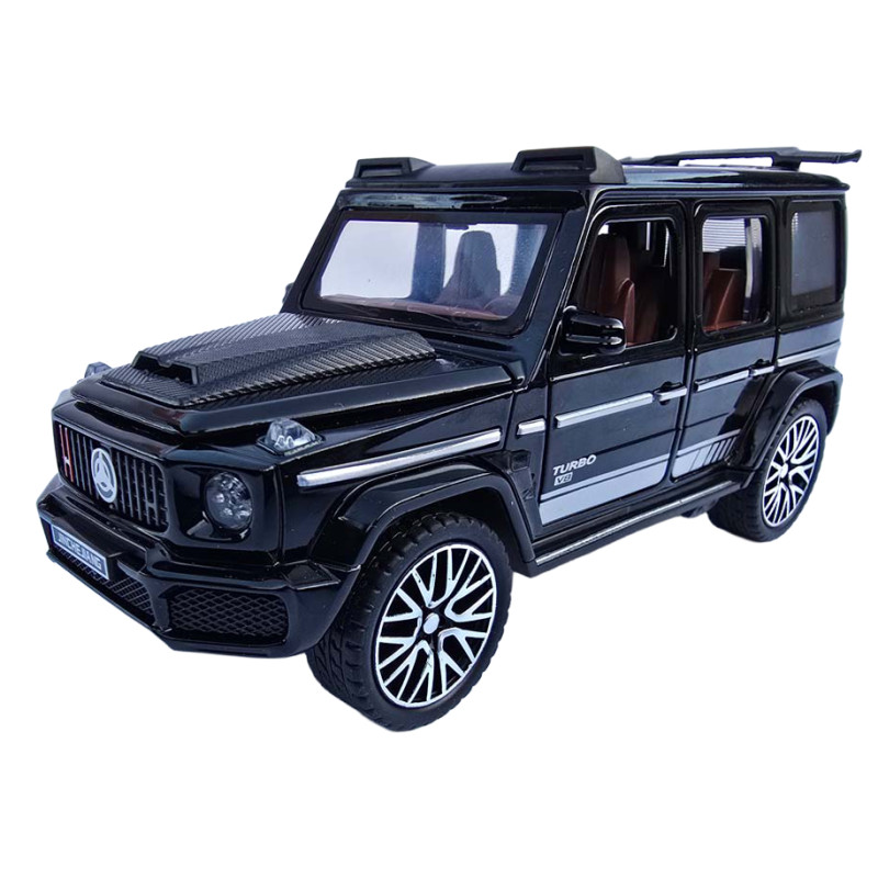 Машинка метал Mercedes-Benz Brabus Мерседес Брабус чорний 1:32 звук світло 15,5*6,8*6,5см (61600)