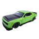 Машинка металева Dodge Challenger SRT Hellcat Додж 1:32 зелений світло звук 16*7*4,5см (23622)