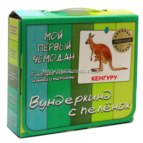 Розвиваюча гра Картки Домана Моя перша валіза «Вундеркінд з пелюшок» (ламінація) - 5 наборів арт. 135315