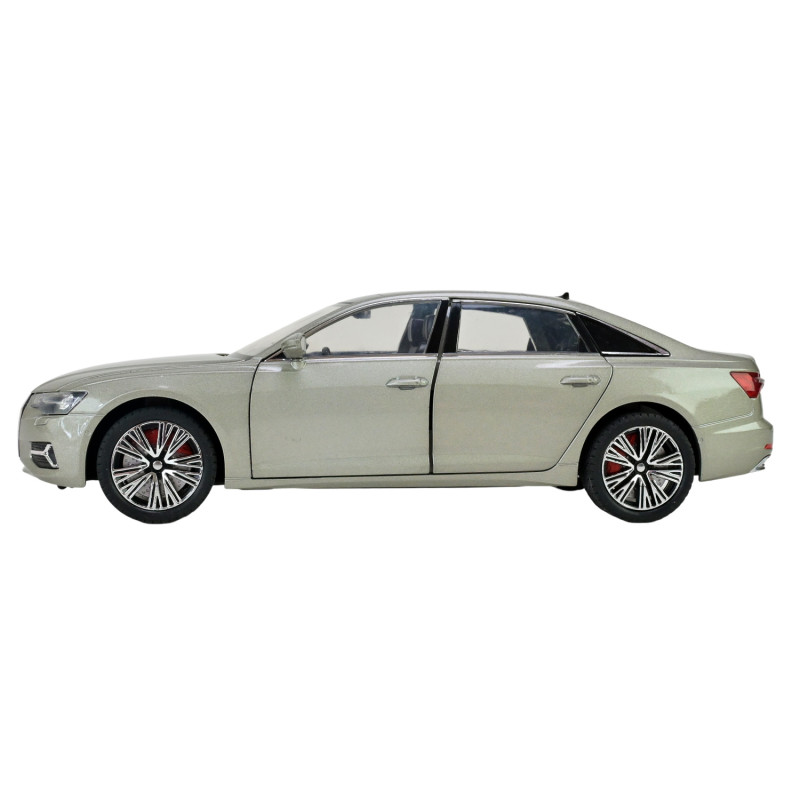 Машина метал AUDI A6L Ауді сіра 1:24 світло звук 20,5*8*7см (AP7754)