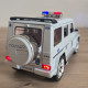 Машина металева поліція Mercedes-Benz G-Class Гелендваген Авто Експерт 1:24 світло звук інерція відч двері баг капот 21*8*9,5см (32968)