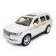 Машинка металева Toyota Land Cruiser "AutoExpert" Тойота джип білий звук світло 19*7*7 см (EL-6491)