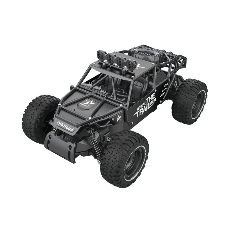 Машинка Off-road Crawler Race, черная, на радиоуправлении, черная, пульт, аккум  30х13х18см (SL-309RHMBl)