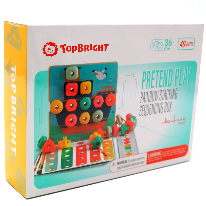 Розвиваюча іграшка Top Bright мозаїка і шнурівка (120450)