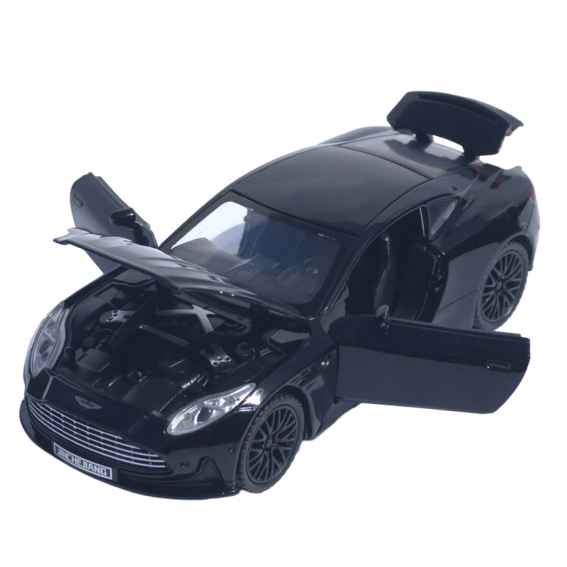 Машинка метал Aston Martin DB11 АвтоЕксперт чорна 1:32 світло звук 15*6*4 см (L-6983-05)