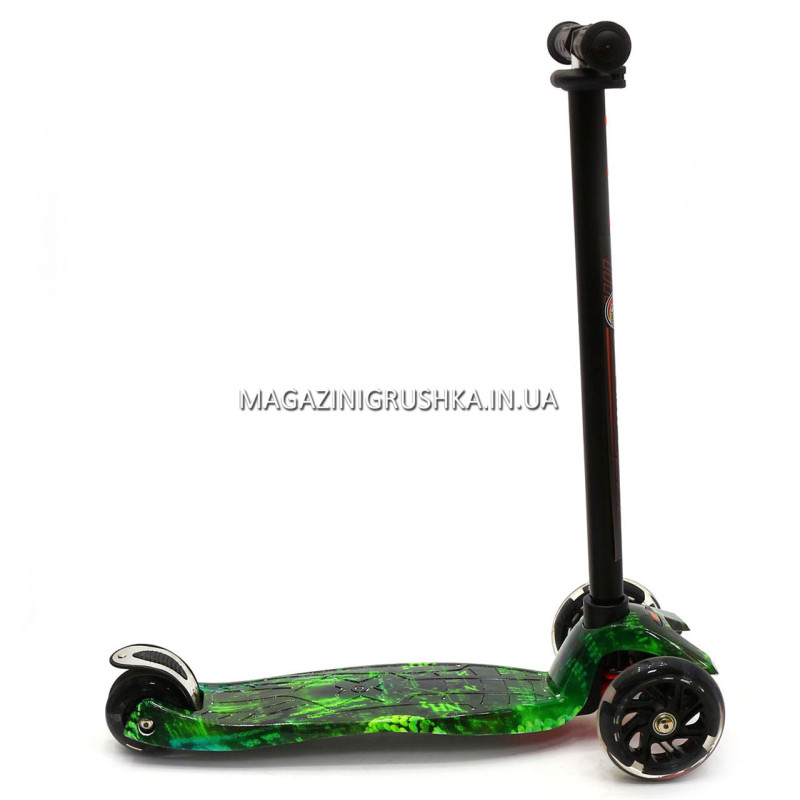 Триколісний самокат Scooter з світяться колеса для дітей і підлітків весна-літо 779-1317 Люди Х