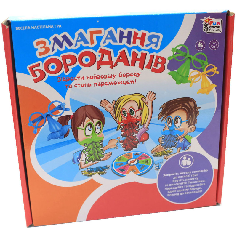 Настільна гра Fun game «Змагання бороданів» змагання бороданів (українська мова), UKB-B0004