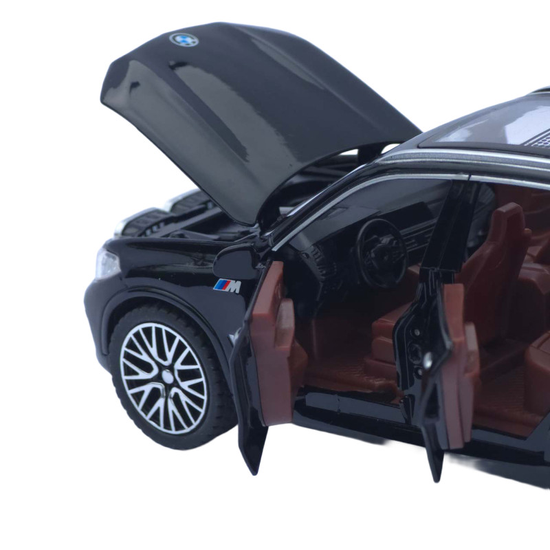 Машинка метал BMW X5 АвтоСвіт чорна 1:32 звук світло інерція 16*7,5*6,5 см (AP-1755)