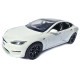 Машинка метал Tesla model S електрокар біла Тесла 1:24 відкр двері баг капот звук світло 17,5*7,5*5,5см (EL 64077)