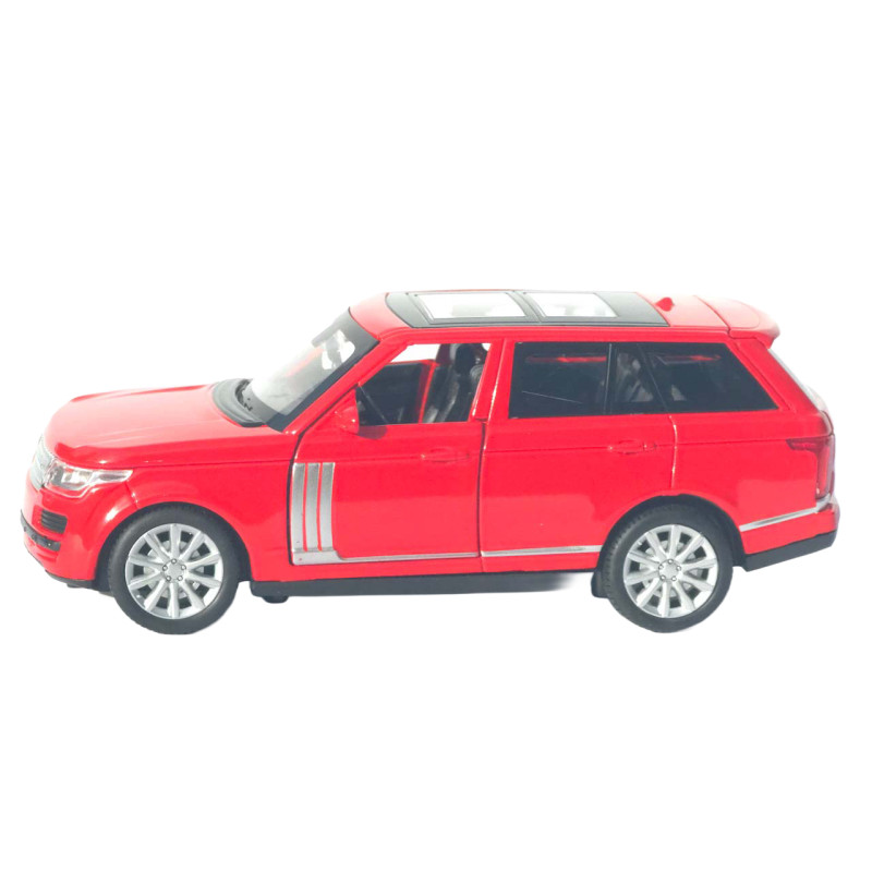 Машинка метал Range Rover Vogue АвтоЕксперт червона 1:32 звук світло відкрив двері капот багажник (72655)