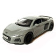 Іграшкова машинка металева Audi R8 V10 performance, Ауді, сіра, звук, світло, інерція, відкр двері, багажник, капот, Автоексперт, 1:32,14*7*4,5см (ТК-16650)