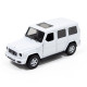 Іграшкова машинка металева MERCEDES BENZ G350, мерседес бенц, білий, відкр двері, інерція, 5*11*4см (250275)