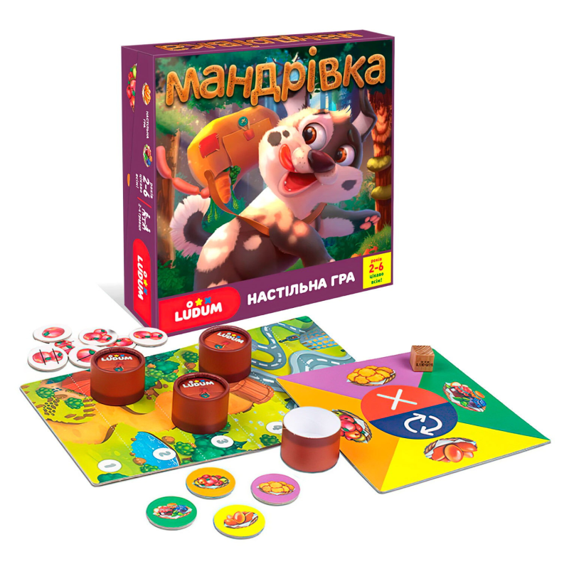 Настільная гра "Мандрівка" Ludum, в кор. 20,5*4*20,5см (LD1049-51)