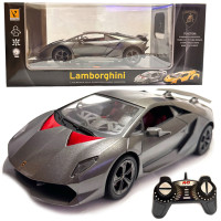 Машина на радіокеруванні Lamborghini Ламборгіні сіра світло акум 4,8V 23,5*10*7см (866-1822 B)