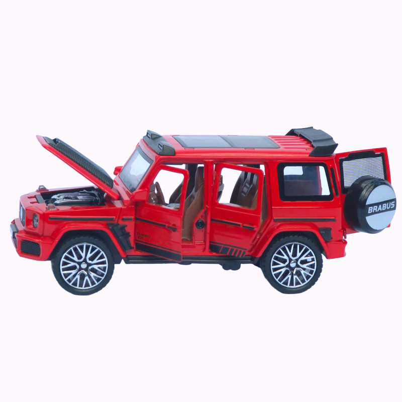 Машинка метал Mercedes-Benz G-Class (Гелендваген) АвтоЕксперт червона 1:32 звук світло (L-0442-50)