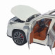 Машинка металл Toyota Highlander АвтоЭксперт белая 1:24 свет звук откр двери капот багажник (1980-08)
