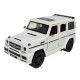 Машинка металл Mercedes-Benz G-Class Gelandewagen белая 1:24 звук свет открыв двери капот багажник (AP7717)