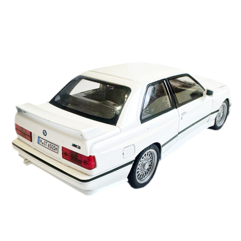 Машинка металева BMW M3 БМВ 1986 купе біла АвтоЕксперт 1:24 світло звук відкр двері баг капот 20,5*8*5,5 см (GT-99641)