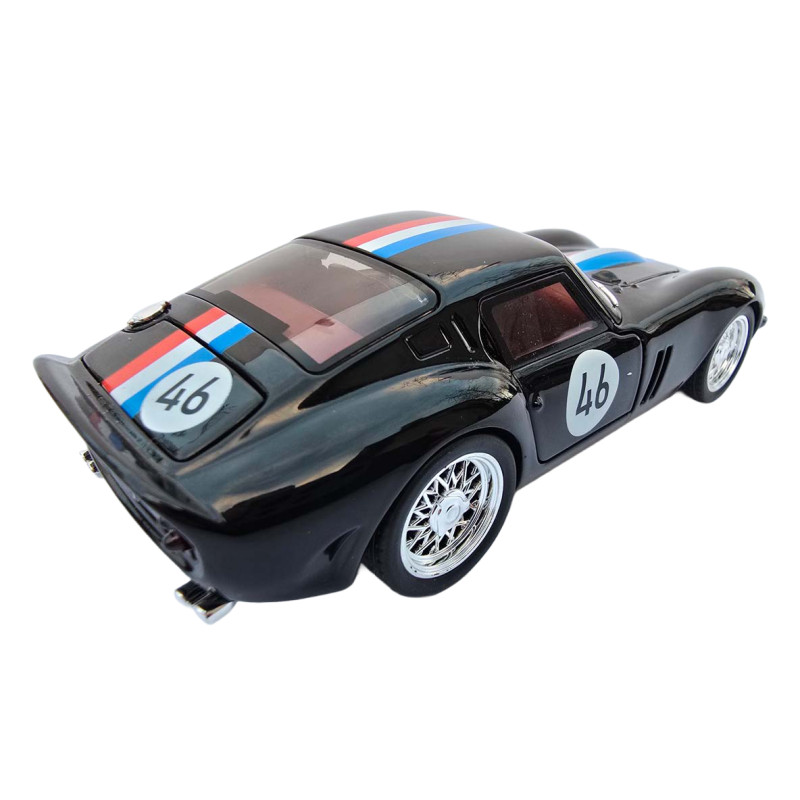 Машинка метал Ferrari 250 GTO Ферарі чорний 1:32 звук світло 14*5,5*3,5см (67007)