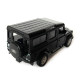 Іграшкова машинка металева Land Rover Defender 110, ленд ровер, чорний, відкр двері, інерція, 5*13*5см (250341U)