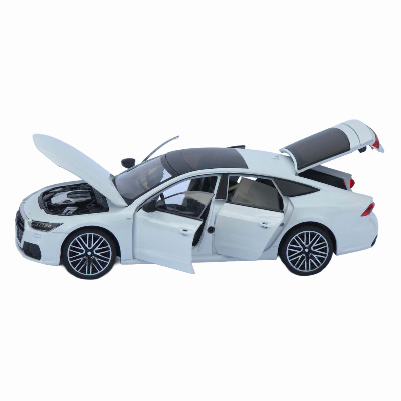 Машинка металева Audi A7 АвтоЕксперт біла 1:24 звук світло відкр двері капот багажник (1904-17)