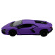 Машинка металлическая Lamborghini Revuelto Автопром фиолетовая 1:24 свет звук откр двери 20*8*5 см (68200A(P))