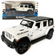 Іграшкова машинка металева Jeep Wrangler Unlimited Rubicon, Джип, білий, звук, світло, інерція, откр двері, капот, Автоексперт, 1:32,15*7*5,5см (ТК-11213/43560)