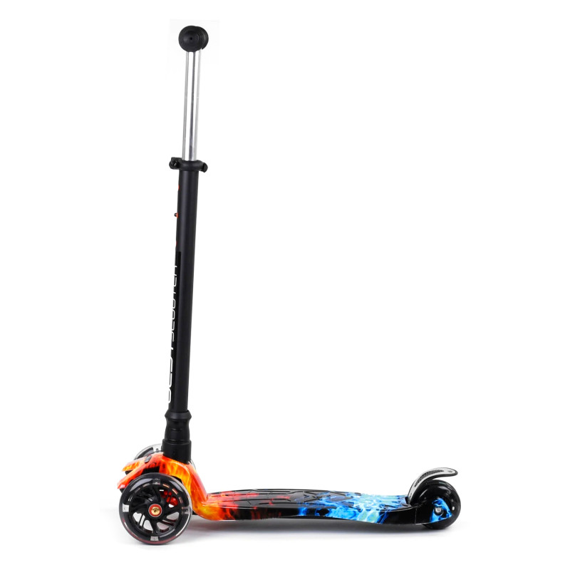 Самокат "Best Scooter" 4 колеса PU, світло трубка керма алюмінієва, d передніх коліс = 12 см, d задніх коліс 8 см, в кор. (A 25769 /779-1517)