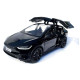Машинка метал Tesla model X електрокар чорна Тесла 1:24 відкр двері баг капот звук світло 17,5*7,5*5,5см (EL 97188)
