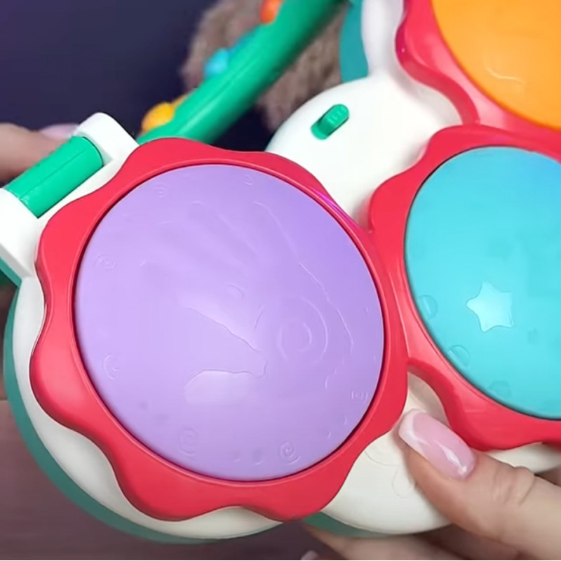 Музична гусінь WToys укр мова світло  6 пісень 5 казок цифри піаніно 23*26*5см (57839)