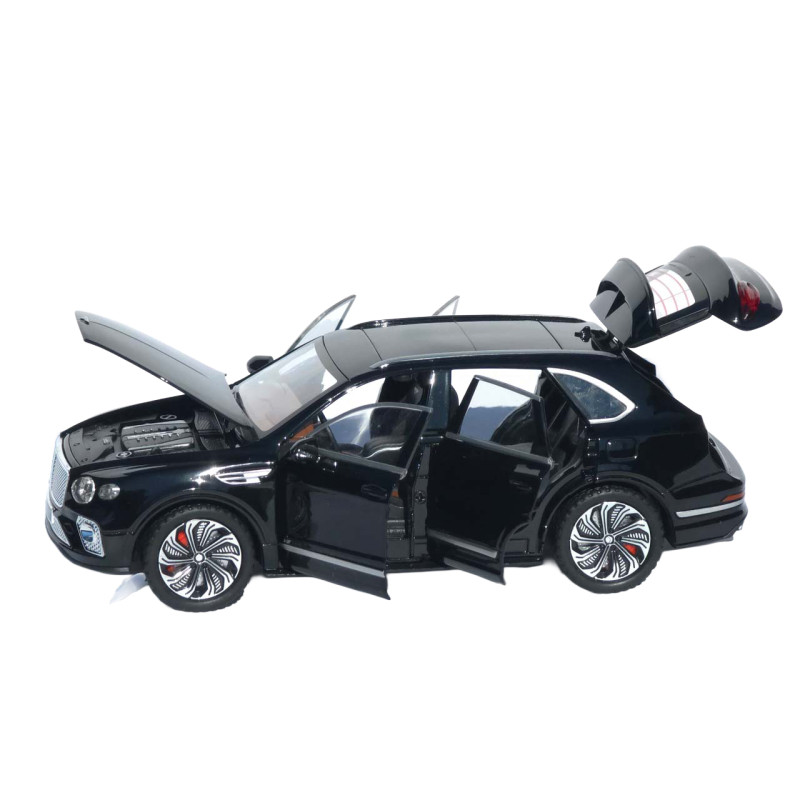 Машинка метал Bentley Bentayga АвтоСвіт чорна 1:24 звук світло інерція 21*9*7 см (AP-1897)