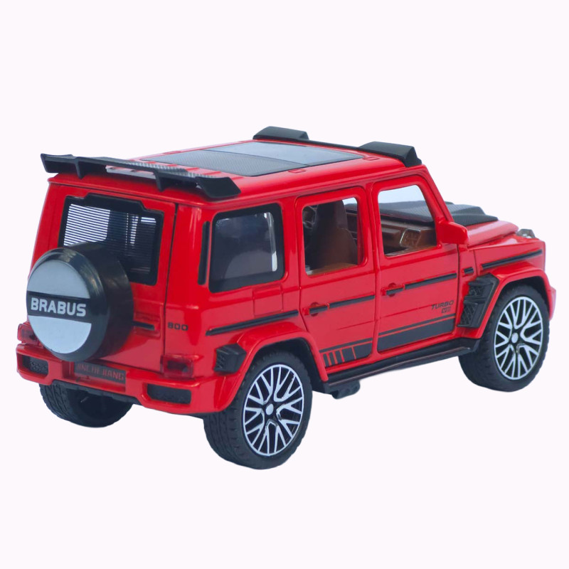 Машинка метал Mercedes-Benz G-Class (Гелендваген) АвтоЕксперт червона 1:32 звук світло (L-0442-50)