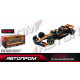 Металева модель боліда з гонщиком McLaren MCL60 2023 Автопром 1:24 світло звук 23*8*4 см (68290A)