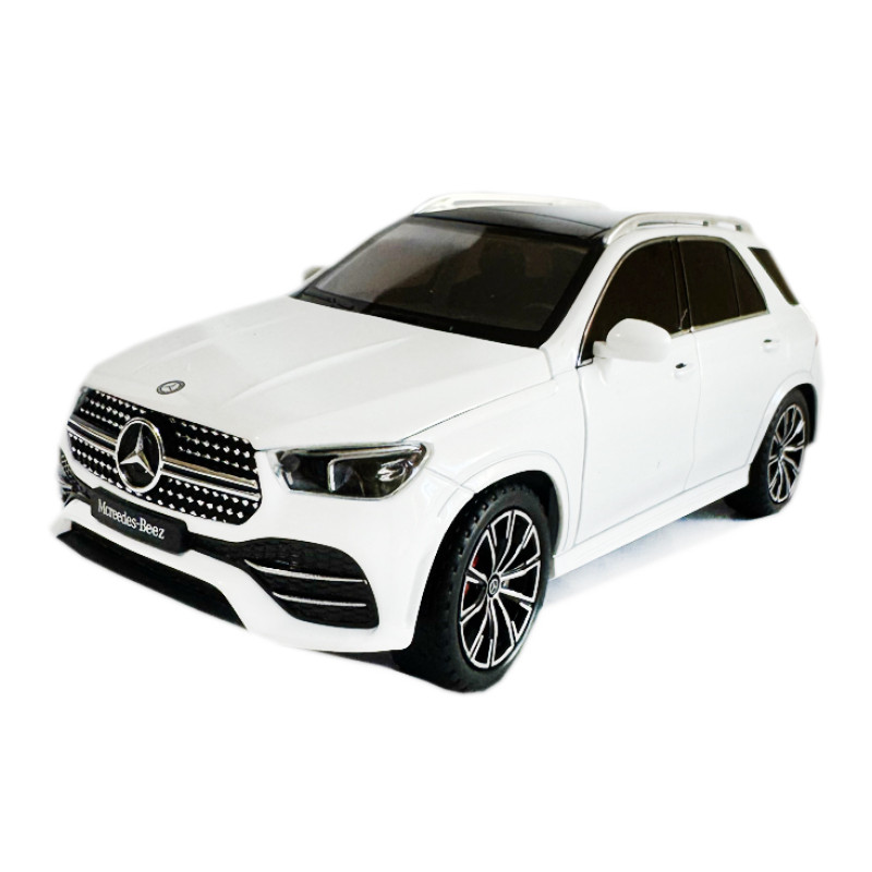 Машинка металева Mercedes-benz GLE 350 de 4MATIC Мерседес білий Автопром 1:24 світло звук відкр двері баг капот 20*9*8см (AP7708)