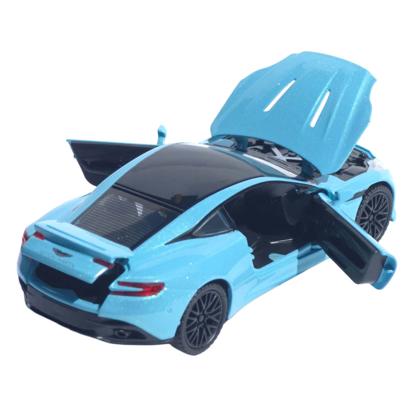 Машинка метал Aston Martin DB11 АвтоЕксперт блакитна 1:32 світло звук 15*6*4 см (L-6983-05)
