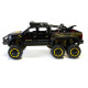 Машинка металева дитяча Ford Raptor з мотоциклом позашляховик, чорна, Автоексперт, 1:24, світло, інерція, відкриваються двері, багажник, капот, 21*9*9см (GT-02291/8762)