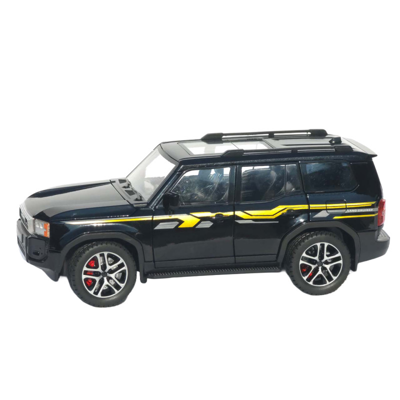 Машинка метал Toyota Land Cruiser Prado АвтоЕксперт чорна 1:24 звук світло 21*8*8 см (G7605-44)