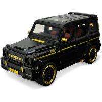 Машинка метал Mercedes-Benz G-Class Gelandewagen чорна 1:24 звук світло відкр двері капот багажник (AP7719)