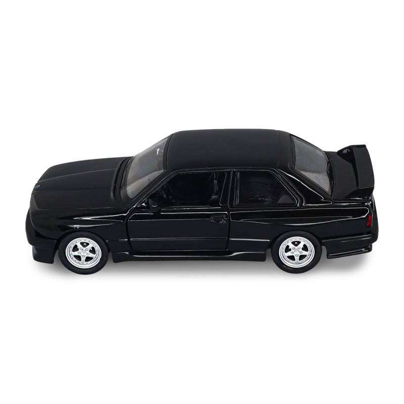 Машинка металева BMW M3 1987 БМВ чорна 1:43 відчинені двері 13*6*5см (250395U)