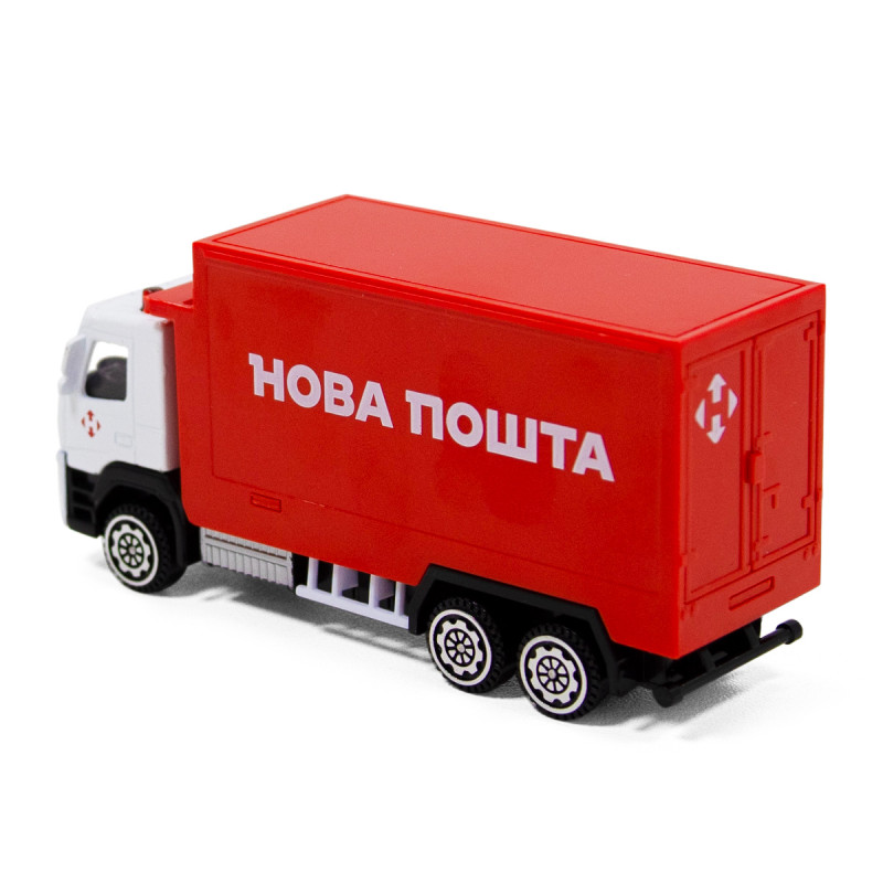 Машинка Нова пошта метал, пластик, дитяча Volvo, TechnoDrive, 3*11*5см ( 250299)
