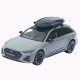 Машинка метал Audi RS6 Avant сіра 1:24 світло звук відкр двері капот багажник (1870-07)