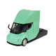 Машина металл Tesla semi truck head Тесла грузовик зеленый 1:24 свет звук 20*7*12см (AP7731)