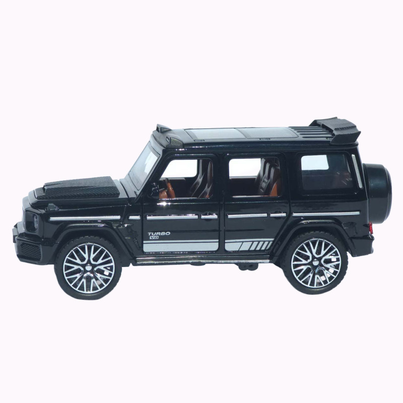Машинка метал Mercedes-Benz G-Class (Гелендваген) АвтоЕксперт чорна 1:32 звук світло (L-0442-50)