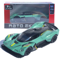 Машинка металл Aston Martin Valkyrie АвтоЭксперт зеленая 1:32 звук свет 15*6*4 см (L-0508-85)