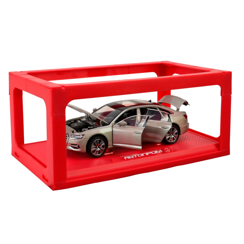 Машина метал AUDI A6L Ауді сіра 1:24 світло звук 20,5*8*7см (AP7754)