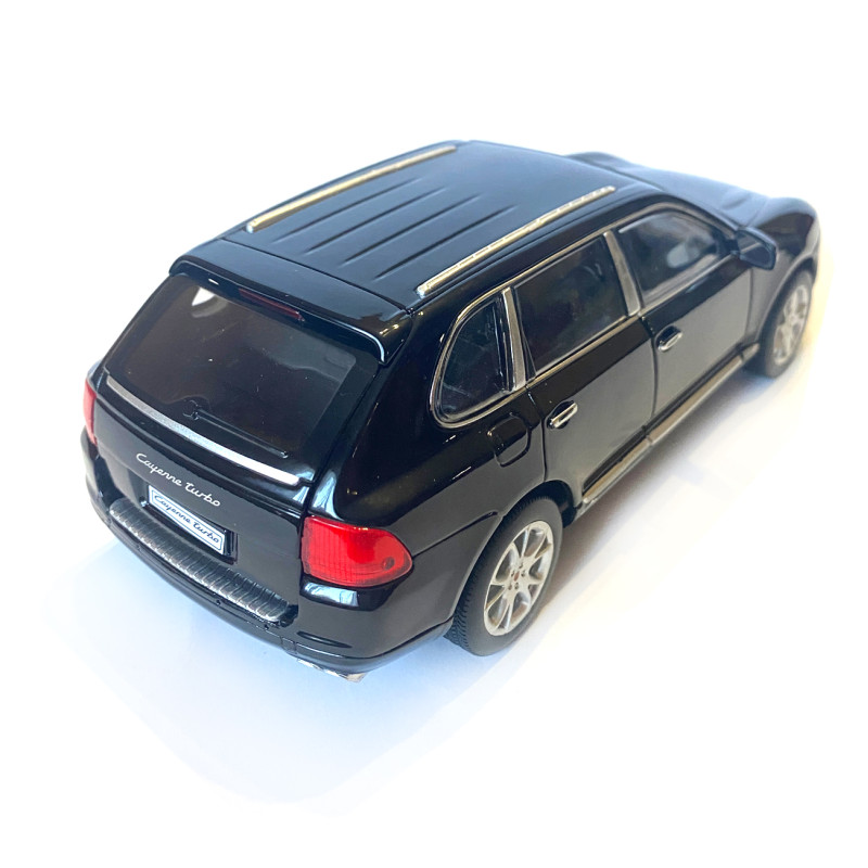 Іграшкова машинка металева WELLY 1:24 PORSCHE CAYENNE TURBO, чорний, 20*8*7 см (22431W)